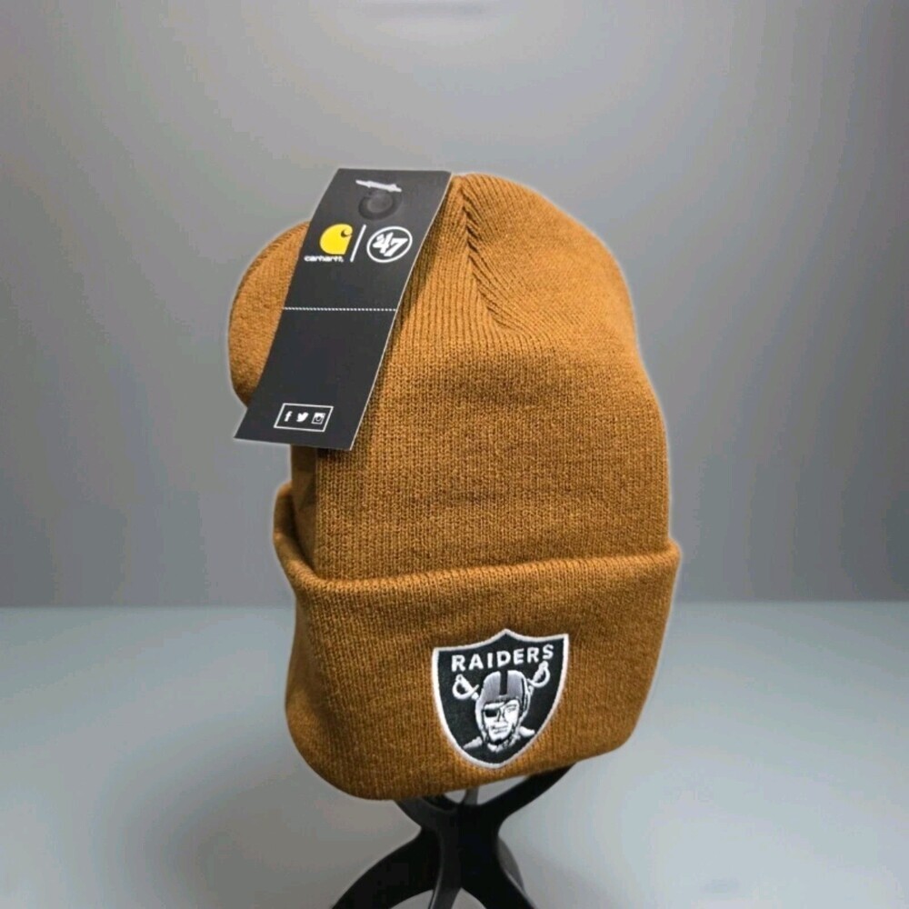 Las Vegas Raiders Carhartt Brand Collaboration Bennie  Brown One Size